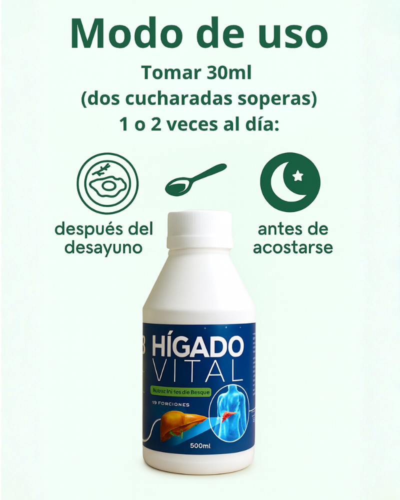 HÍGADO VITAL® 500ml - Limpia, Renueva y Optimiza Tu Sistema Digestivo