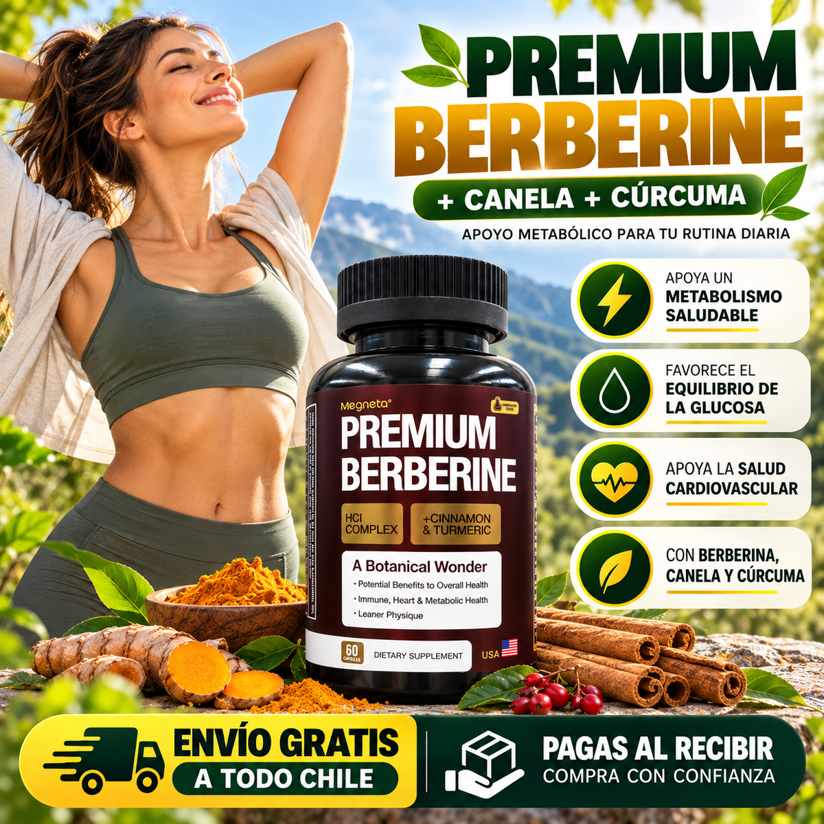 MEGNETA BERBERINE PREMIUM X 60 CAPS