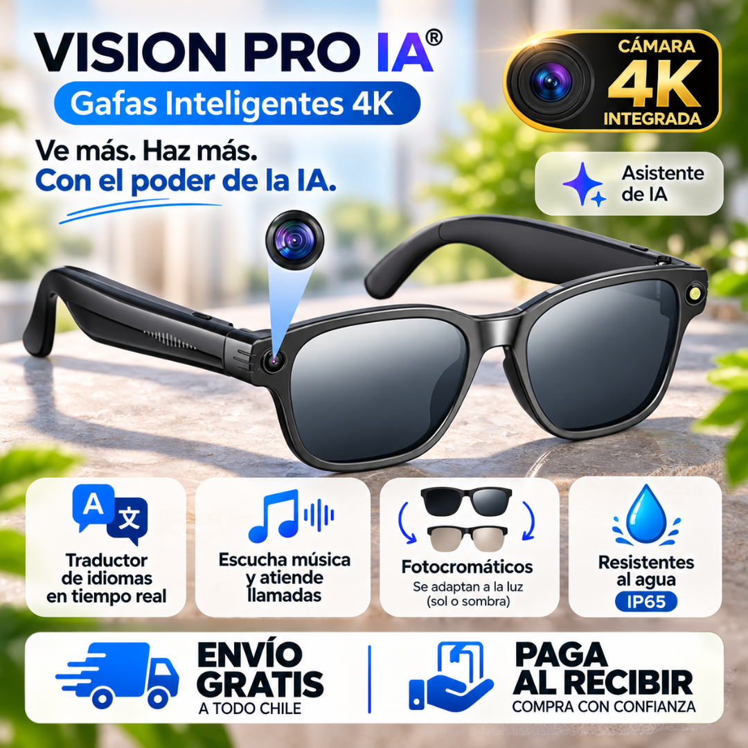 VISION PRO IA® Gafas Inteligentes 4K