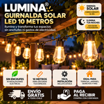 LUMINA® Guirnalda Solar LED 10 Metros