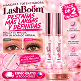 PACK 2 UNIDADES: Máscara Potenciadora de Pestañas LASHBOOM®