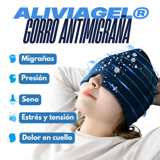 🍃AliviaGel® - Gorro Antimigraña 💆‍♀️